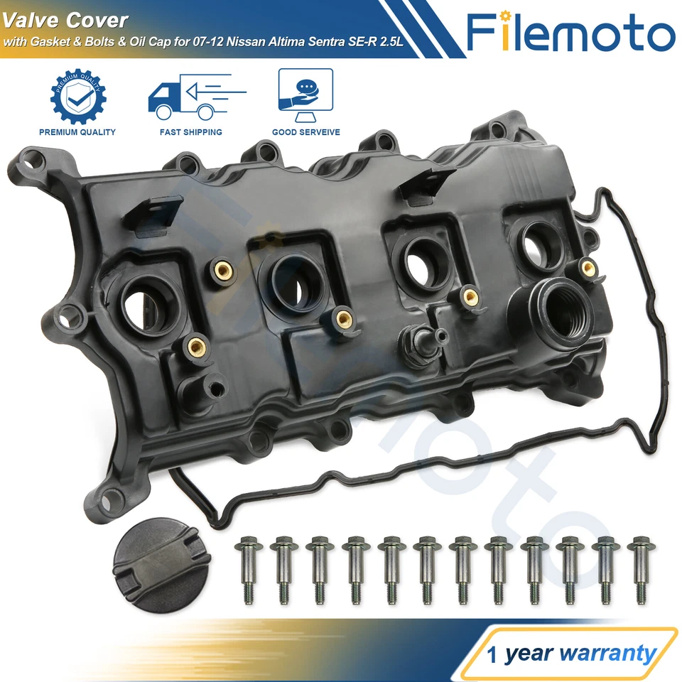 ⭐Tampa da válvula do motor com gaxeta e parafusos e tampa para 07-12 Nissan Altima Sentra 2.5L⭐ - Imagem 1 de 4