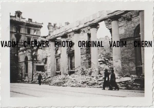 Old Poland Photo Original WWII Warsaw Warszawa - Picture 1 of 2