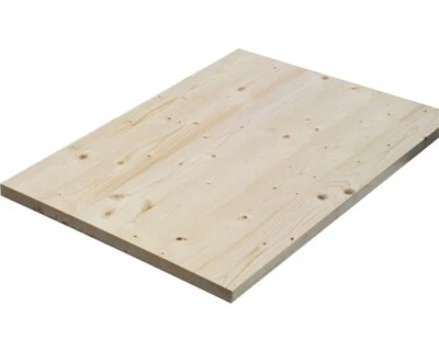 WEITERE Leimholzplatte Fichte B/C 800 x 250 x 18 mm