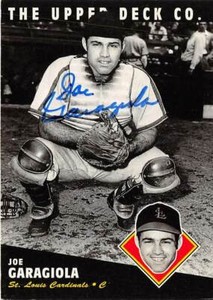 Joe Garagiola autographed baseball card 1994 Upper Deck #19 All Time Heroes