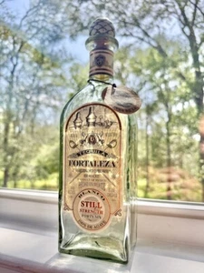*RARE* Tequila Fortaleza Blanco Still Strength Lote 20S Empty Bottle! - Picture 1 of 4
