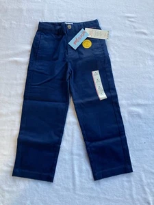 Cat & Jack Boys School Uniform Chino Pants, Navy Blue Voyage, Reinforced Knee - Picture 1 of 29