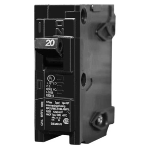 Q120 Siemens 20A 120V 1P Plug-In Circuit Breaker -SES - Picture 1 of 1