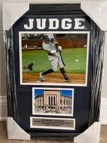 Aaron Judge American League Single Season Home Run King, Autograph Picture Frame Cover