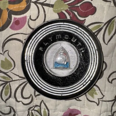 普利茅斯方向盘喇叭按钮 1947 1948 年特别豪华 P14C P14J P14  — 第 1/2 张图片
