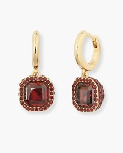 Kate Spade brilliant statements pavé drop earrings stop light - Picture 1 of 5