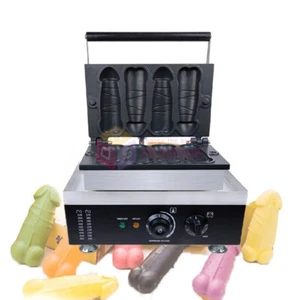 Antihaftbeschichteter elektrischer Vagina Penis Waffelbäcker Vulva-förmiges Waffeleisen Maschine - Bild 1 von 16