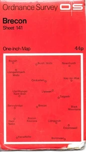 BRECON ORDNANCE SURVEY. Sheet 141 ONE -INCH MAP PUBLISHED in 1971 VGC ! - Picture 1 of 1