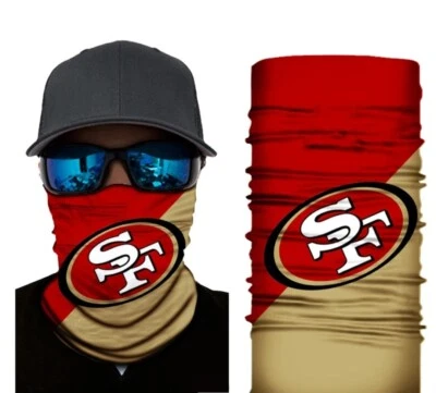 San Francisco 49ers NFL Neck Tube Snood Scarf Face Warmer Balaclava Biker Mask
