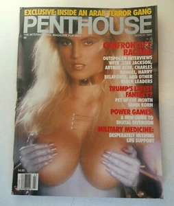 MAR 1991 PENTHOUSE INTERNATIONAL / CONFRONTING RACISM / TRUMP'S LATEST FANTASY? - Imagen 1 de 10