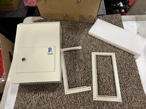Protex Through-The-Door Locking Drop Box WSS-159, Off-White for Keys, car remote - Picture 1 of 5