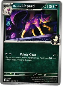 Marnie's Liepard 131/182 Pokemon SV: Destined Rivals - Picture 1 of 3