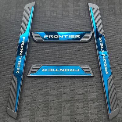 Para Nissan Frontier Accesorios Alféizar Puerta Coche Cubierta Panel Protector Paso Borde 4X Foto 1 de 4