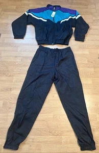 Men’s Vintage Bill Blass Nylon Track Suit (2 Pc) NWT Size LG - Picture 1 of 24
