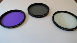 Juego de 10 filtros CPL FLD de 62 mm de primer plano + para Nikon Canon Sony Pentax - Imagen 1 de 1