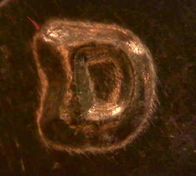 1962-D Lincoln Memorial Cent Penny - Re-punched Mintmark RPM Error Coin (t1036) - Image 1 of 3