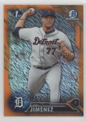 2016 Bowman Chrome Prospects Orange Shimmer Refractor Joe Jimenez #BCP225 - Image 1 of 2