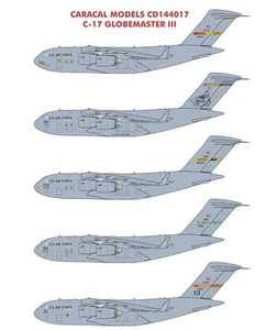 Caracal 1/144 Decal CD144017 C-17 Globemaster III für den Revell Bausatz - Bild 1 von 5
