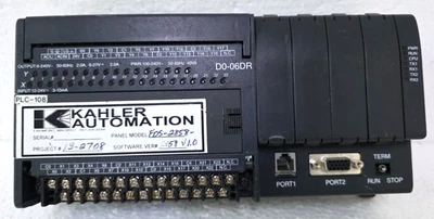 Automation Direct D0-06DR DirectLOGIC DL06 PLC, 120-240 VAC required - Image 1 of 4