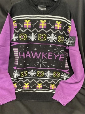 Disney MARVEL STUDIOS HAWKEYE CREW SUÉTER NAVIDAD NUEVO Talla Grande Foto 1 de 3