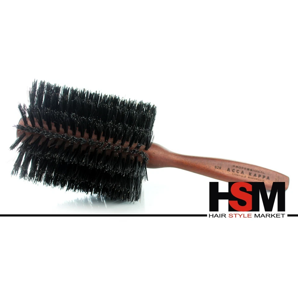 Acca Kappa Ax828 20 Row Boar Bristle Brush 83mm