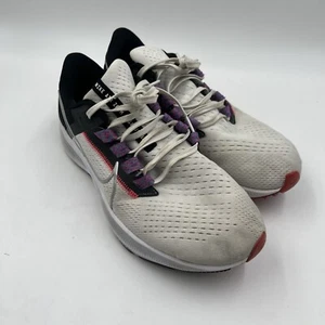 Scarpe da corsa Nike Air Zoom Pegasus 38 bianco argento metallizzato donna 10,5 - Foto 1 di 10
