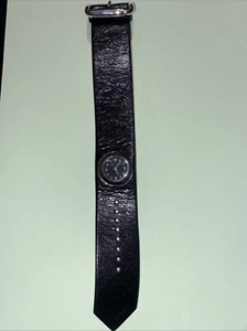 Marc Jacobs Ladies Black Leather Day/Date Watch - Picture 1 of 3