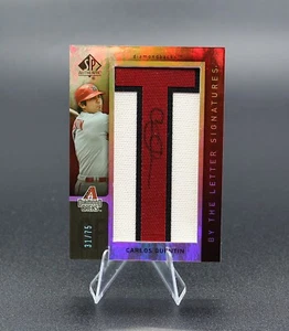 2007 SP Authentic Carlos Quentin Auto By the Letter Signatures Card 31 /75 “T” - Picture 1 of 3