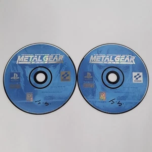 Metal Gear Solid (PlayStation 1 PS1) Discs 1 & 2 Cleaned & Tested - Picture 1 of 5