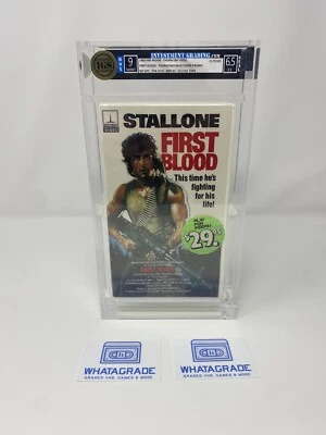 First Blood VHS 💎 Thorn EMI Stallone 💎 Graded IGS New Early - Image 1 of 4