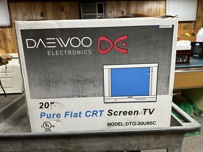 Daewoo DTQ-20U9SC 20" Retro TV CRT AV/RCA Entradas Color Nuevo de Lote Antiguo Foto 1 de 4