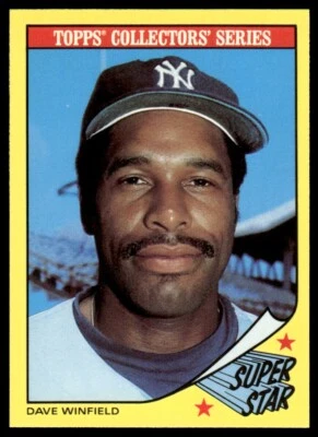 1986 Topps Superstars Baseball Card Dave Winfield New York Yankees #33 - Image 1 of 2
