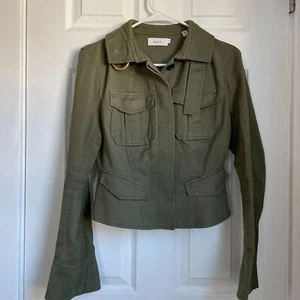 A.L.C. Chaqueta utilitaria Lorimer Cargo verde militar para mujer talla 4 - Imagen 1 de 10