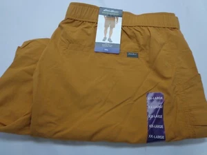 Eddie Bauer UPF 50 Moisture Wicking Ripstop Tech Shorts Men's 2XL Brown Sugar - Picture 1 of 7