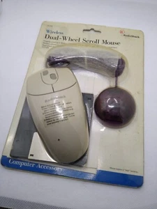 Radio Shack Wireless Dual Wheel Scroll Mouse W/ Sensor & Disk Sealed - Picture 1 of 5