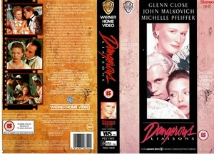 DANGEROUS LIAISONS (15) / UK VIDEO SLEEVE / WARNER HOME VIDEO LABEL - Picture 1 of 1