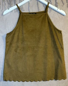 New Look Velvet Brown Top Petite Size 10 - Picture 1 of 6
