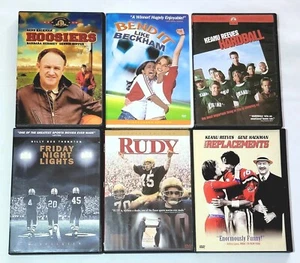 Hoosiers, Rudy, Hardball, Friday Night Lights, The Replacements & Bend It Like.. - Picture 1 of 5