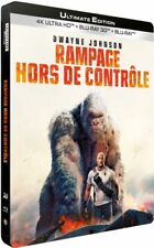 Rampage - Hors de Contrôle (Blu-ray , 2018, Set de 3 Disques, Edition Ultime Steelbook)