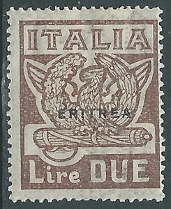1923 ERITREA MARCIA SU ROMA 2 LIRE MH * - I42-5 - Picture 1 of 1