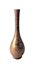 Vintage Mid Century japanische Murashido Bronze Knospen Vase 7" glatte Oberfläche - Bild 1 von 6