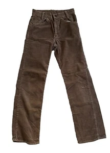 Vintage Levi’s Brown Corduroy Orange Tab Student 716-1528 27x30 - Picture 1 of 7