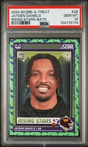 2024 Panini Score-A-Treat Rising Stars Bats #26 Jayden Daniels PSA 10 RC ROOKIE - Picture 1 of 1
