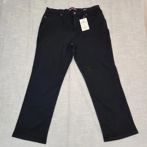 Gloria Vanderbilt Amanda Damenjeans klassischer Bund spitz zulaufendes Bein Stretch Größe 18S - Bild 1 von 6