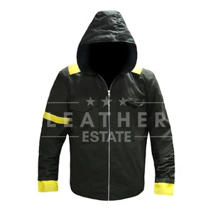 Mens Twenty One Green Pilots Mens 21 Cotton Trench Jumpsuit Hoodie Jacket - Picture 1 of 6