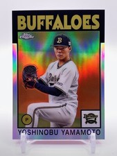 2021 TOPPS CHROME NPB 1986 #86-YYM YOSHINOBU YAMAMOTO NEXT MLB RC ?