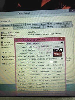 NEW ASUS G73JH ATI 5870M 1GB upgrade 7800M M6000 2GB video card Plug and Play - Image 1 of 3