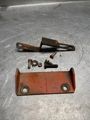 OEM GOOD USED ALLIS CHALMERS WD45 6 VOLT GENERATOR BRACKETS & HARDWARE - Image 1 of 2