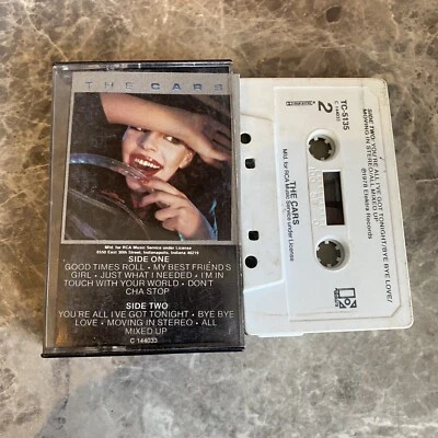 THE CARS THE CARS  Cassette Tape Album ELEKTRA White Shell (US VERSION) - Image 1 of 3