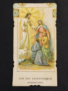 holy card chromolithography santino image pieuse "JESUS" - Picture 1 of 1
